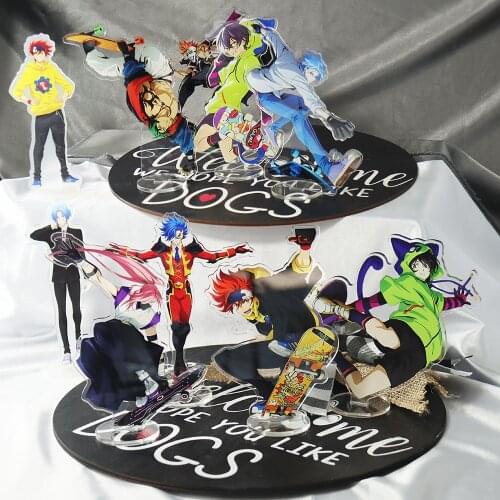 Anime SK8 The Infinity Cosplay Reki Snow Miya Cheery Blossom Acrylic Stands Model Desk Decor Fans Collection Props Toy Wholesale