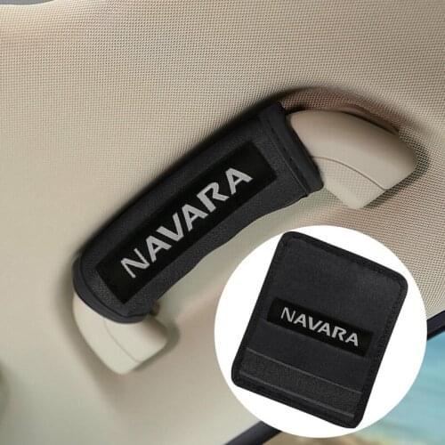Car interior Car roof handle plush protective cover for Nissan Navara d40 d22 d23 np300 Accessories