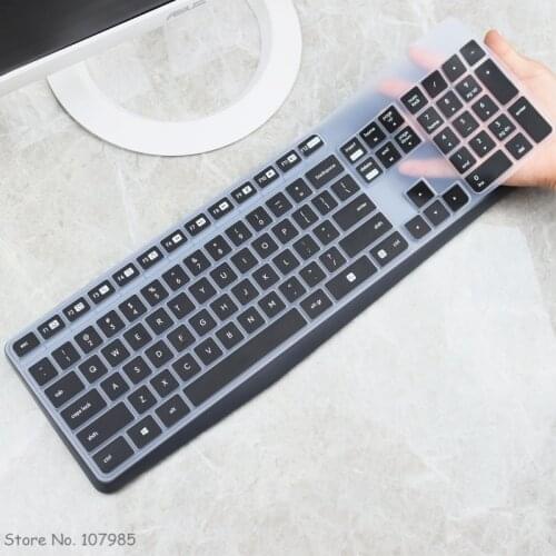 For Logitech K235 Mk235 K375 K375S MK315 Silicone Mechanical Wireless Bluetooth Desktop Keyboard Cover Skin Protector Film