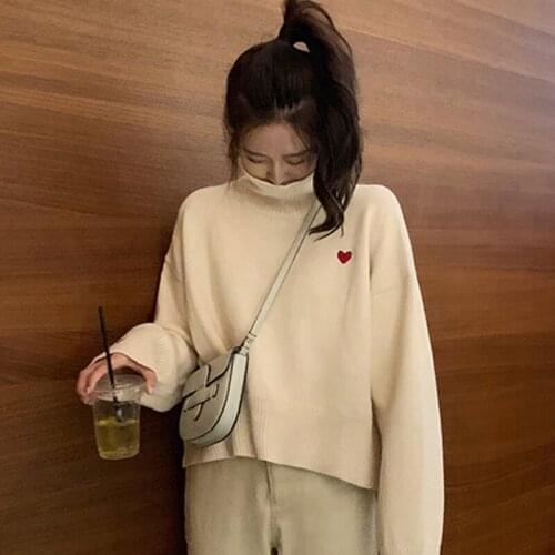 Elegant Thicken turtleneck Sweater women spring autumn new fashion high quality 2020 new winter plus size loose Female cothes