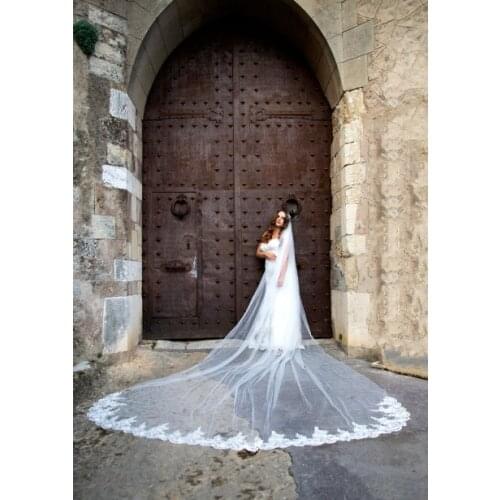 Cathedral wedding veil, Unique veil wedding cathedral, Veil wedding cathedral, Cathedral veil, Wedding veil cathedral Ivory long