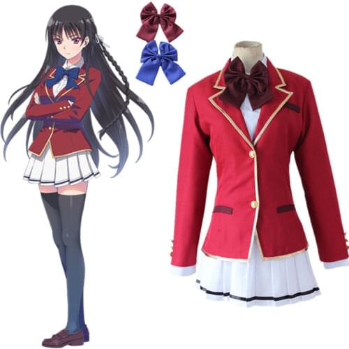Classroom of the elite Horikita Suzune Kushida Kikyou Sakura Airi School Uniform Cosplay Panther Costume Custom made