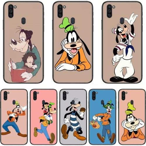 Goofy Happy Dog Disney Design Soft TPU Mobile Phone Case Hull For Samsung Galaxy M 10 20 21 31 30 60S 31S Black Shell Art Cell