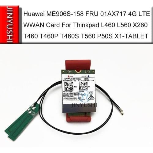 Brand new ME906S ME906S-158 FRU 01AX717 M.2 WWAN+2pcs antenna for L460 L560 X260 T460 T460P T460S T560 P50S YOGA 460 X1 carbon