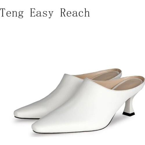 Concise Square Toe Shoes Women High Heels Pumps Summer Basic Shoes Woman Heels Pumps Newest Party Office Lady Shoes Woman 34 45