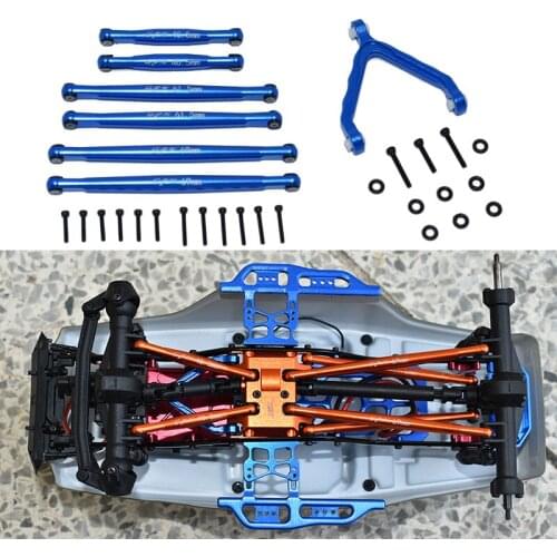 GPM AXIAL-1/24 4WD SCX24 DEADBOLT aluminum alloy keel support rod + front upper A-shaped bracket AXI31613 SCX24160A