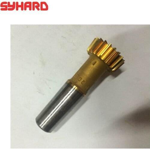 HSS Taper Shank Straight Tooth Slotting Cutter D38 M1 M1.25 M1.5 M2 M2.5 M3 M3.5 M4 M4.5 M5 Gear Shaper Cutter