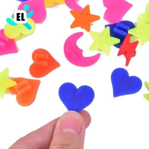 Plastic Clip 36Pcs Spoke Bead Bicycle Beads Wire Beads Decorations Mixed Luminous Star Bike Bicycle Wheel Spoke Beads