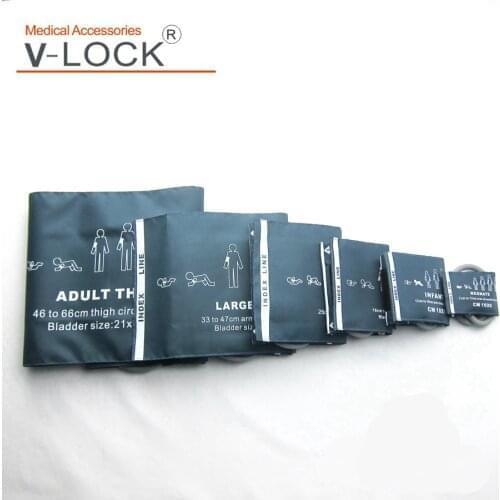 Mindray edan biolight Adult arm size Single tube nylon coat NIBP blood pressure cuff for BP monitor sphygmomanometer