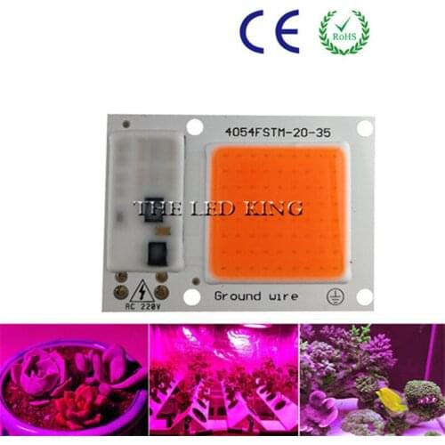 LED COB Chip For Grow Plant Light Full Spectrum Input 220V AC 20W 30W 50W 60W 80W 120W For Indoor Plant Seedling Grow and Flower