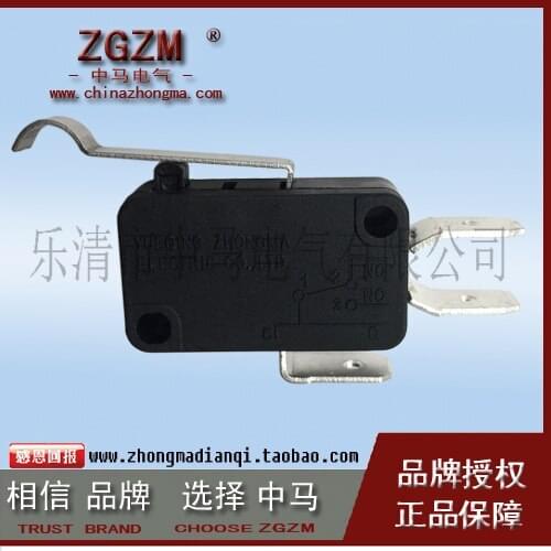 HWEXPRESS 50PCS Fretting Switch ZW8-5 Copper Contact 3-5A Tripod R Copper Handle Paper