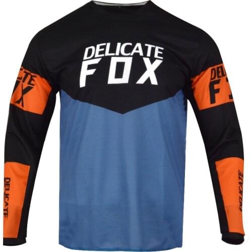 ATV Bike Riding Mens Long Sleeve Delicate Fox 180 Revn Summer T-shirt Mountain Bicycle Offroad Jersey