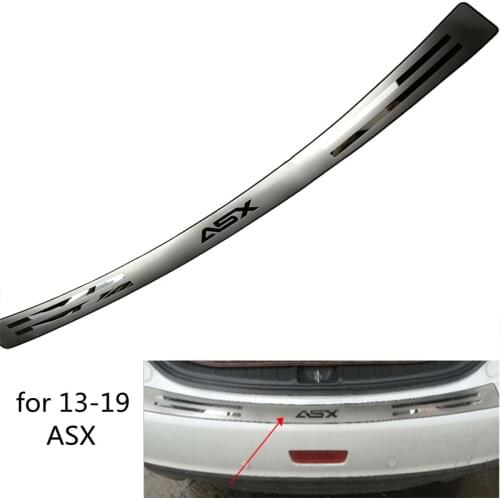 Car Styling For Mitsubishi ASX 2013-2018 Stainless Steel Scuff Plate Door Sill Rear Bumper Protector