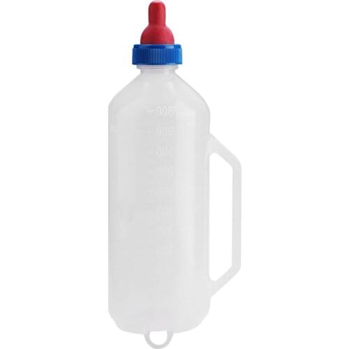 1L Lamb Milk Bottle Baby Goat Milk Feeding Feeder Nursing Bottle with Handle Feeding Watering Supplies