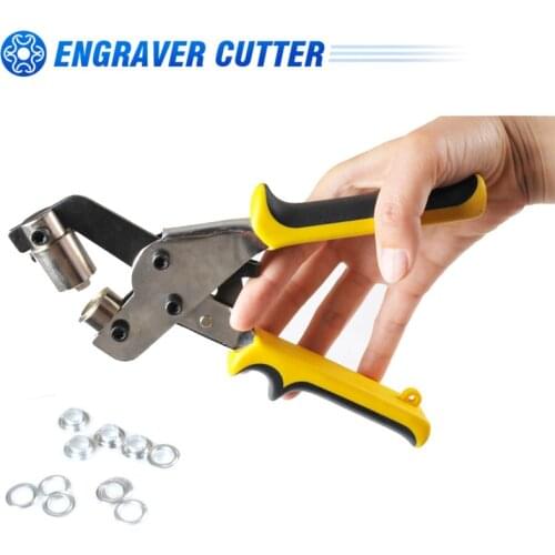 Grommet Rivets Eyelet Setting Plier Tool for Leather Bag Shoe+100 Grommets