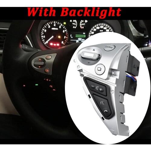 Audi Steering Wheel Buttons Cruise Control Switch For Nissan New Sylphy Bluebird Button Control Switch Volume Phone