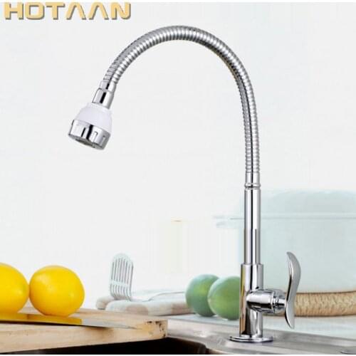 Kitchen sink faucet all around rotate swivel 2-function water outlet mixer tap kitchen faucet,torneira YT-6037-B