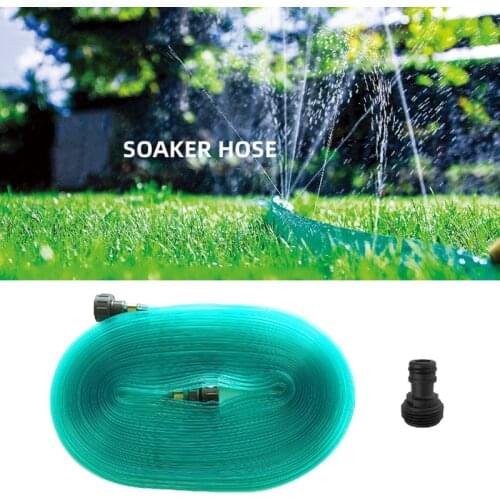 Hot Selling 12M Garden Hose Lawn Infiltration Pipe Sprinkler Water With Fine Spray Lawn Drip Irrigation Cooling To Watering