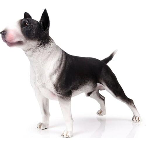 Simulation Solid Wild Animal Dog Model Large Bull Terrier Bulldog Pet Dog Childrens Toy Ornaments home decor Gift