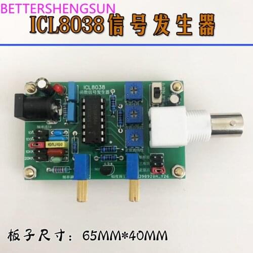Icl8038 function signal generator module low frequency signal source