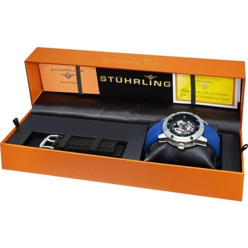 314R.3316 C51 SET Stührling 50mm Automatic Mens Wristwatch