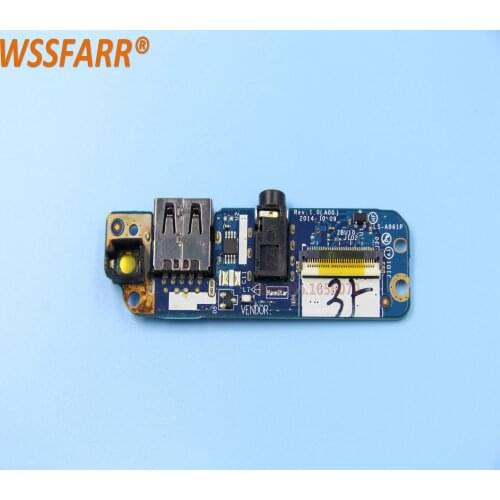 Original FOR Dell Latitude E7450 Audio USB Button Daughter Board 110HR 0110hr CN-0110HR ZBU10 LS-A961P 100% tested ok