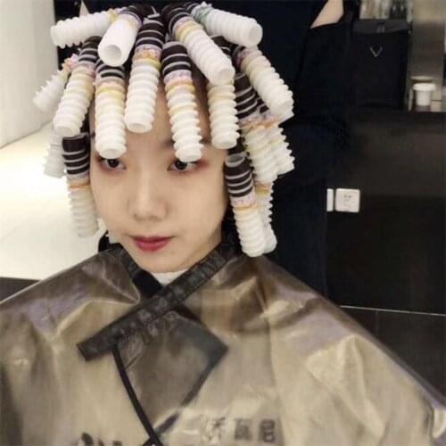 Barber Curly Hair Accessories For Women Girls Hairdressing 30Pcs Spiral Hair Perm Rods Beauty Salon Accessories Hair Rollers