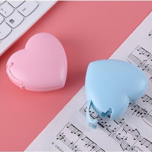 Portable Candy Color Love Heart/Donut Shape Washi Tape Cutter Office Adhesive Tape Dispenser School Supply Masking Tape Cutter
