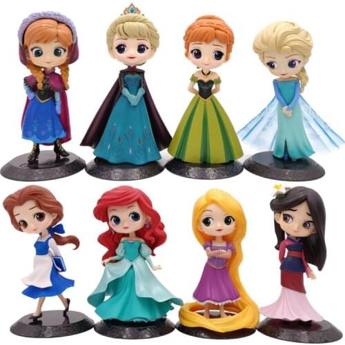 Q version Snow White Mermaid Cinderella Alice hand made model large cake baking decorations