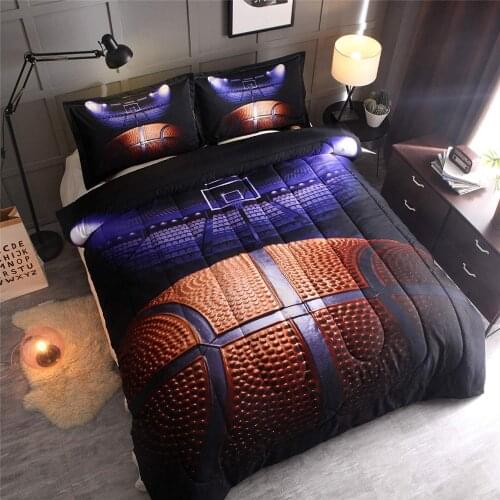 Rugby American Football/basketball Comforter Quilt Set Bedding Set Teen Boys