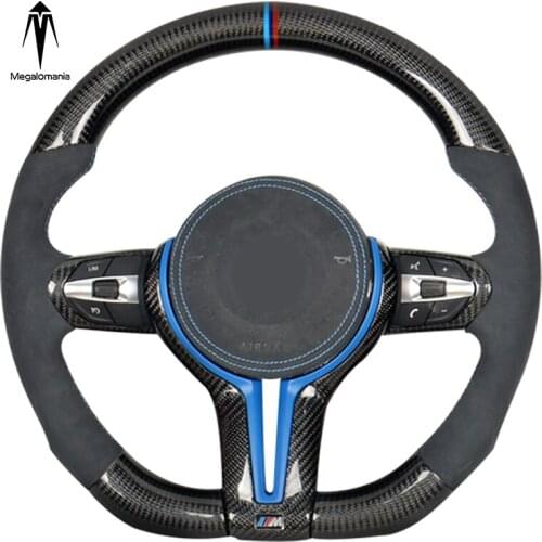 Custom Alcantar carbon fiber steering wheel For bm w F35 F36 F80 F82 F83 racing wheel convertible