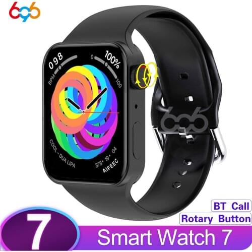 696 Smart Watch Series 7 Blue tooth Call IWO 7 GW57 IP68 Waterproof Smartwatch 1.82" HD Screen Blood Pressure SpO2 Sport Tracker