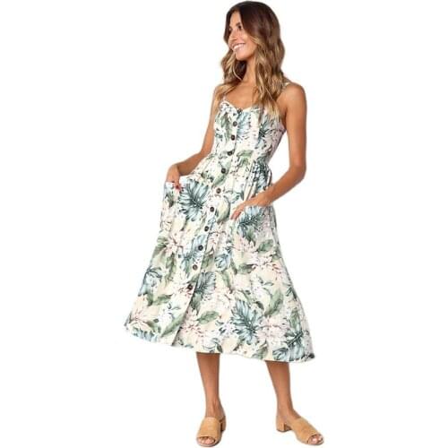 TYJTJY Floral Summer Dresses