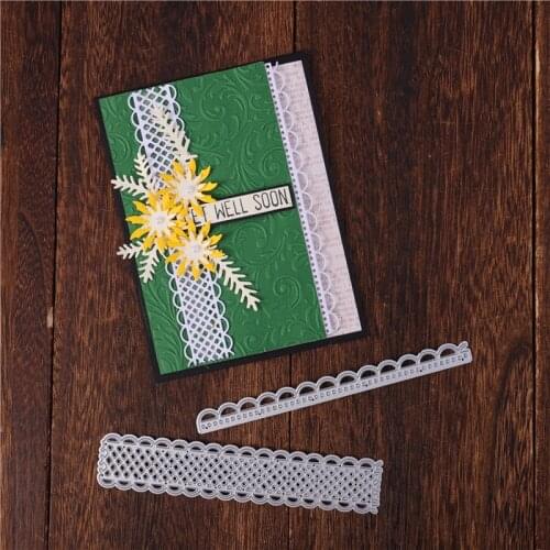 YaMinSanNiO Cutting Dies Simple Frame Metal Die For Scrapbooking Album Card Making Embossing Stencils Crafts New Home Decoration
