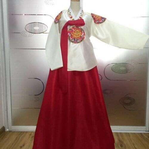 Hanbok Dress Custom Korean Traditional Woman Hanbok Korean National Costume Large-scale Event Acting Costume