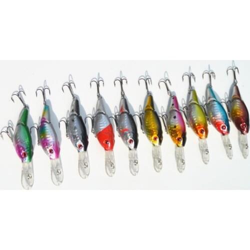 1PCS Fishing Lure Hard Bait 9CM 10.5G Crank Minnow For Fishing Isca Artificial Crankbait Swimbait Plastic Fish