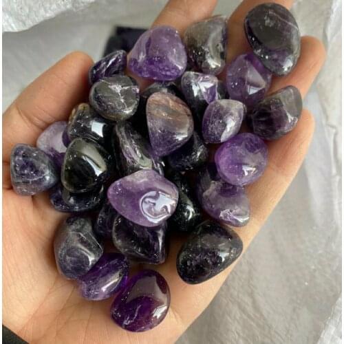 100g Natural Amethyst Crystal Gravel Tumbled Stone Healing Specimen Decor Natural Quartz Crystals