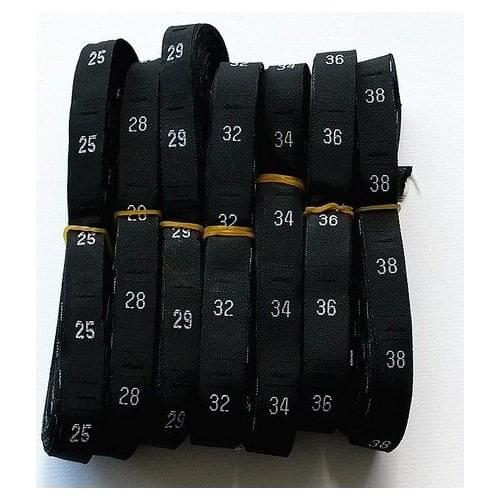 1000pcs 1-40 sizes labels for clothes black white tags garment size sewing labels number tags number size sewing labels Lb-021