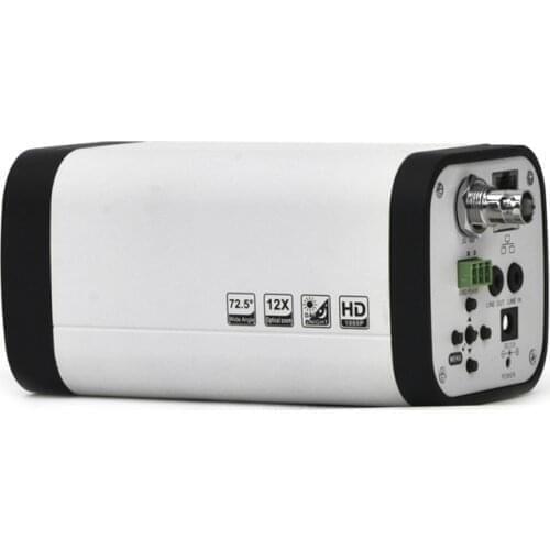 72.5° Wide-angle Lens + 12x Optical Zoom 1080P HD images HD-SDI interface video zoom conference camera