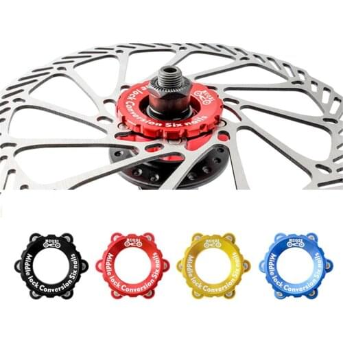 Adapter Center Lock Conversion 6 Hole Brake Disc Center Lock 6 Bolt Bike Boost Hubs Conversion Kit Rear Hub Adapter