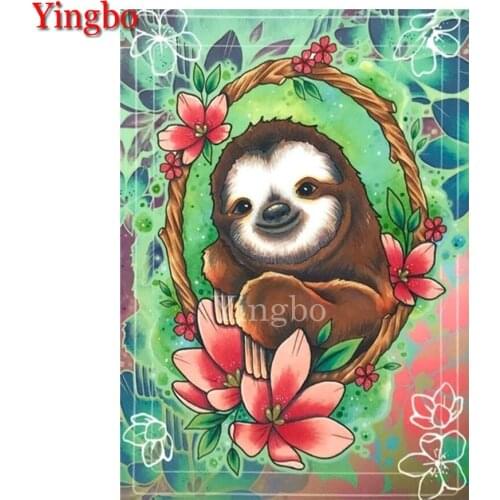 Diamond Embroidery Animal Koala flower Cross Stitch DIY Diamond Painting Cross Stitch Diamond Mosaic Rhinestones Home Decor
