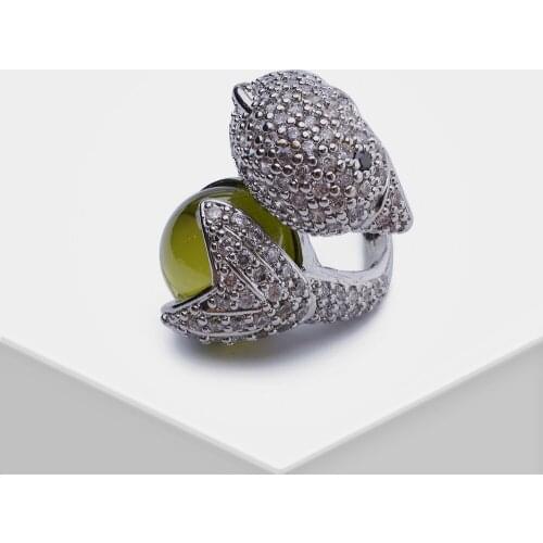 AMORITA Boutique p65 Design Exaggerated Irregular OPEN Ring