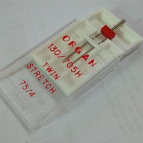Organ Needles 130/705H Twin needle For Stretch Knitting Fabric Domestic Sewing Machine Twin Needle