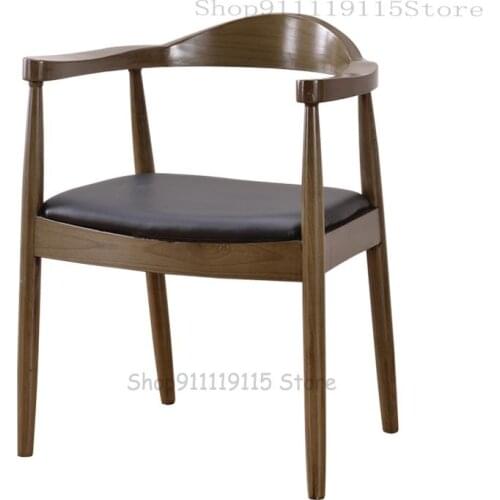 Customized President Chair Mahjong Chair Simple Solid Wood Chair Household Back Armchair Dining Chair Circle Chair Leisure Chair