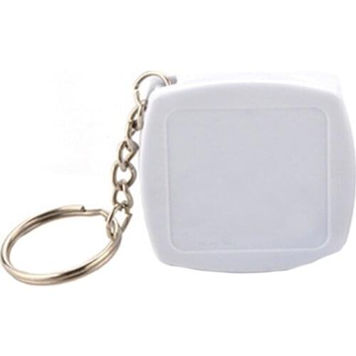 2m Ruler Metal Tape Measure Keychain Portable Gauging Tool Pull Retractable Ruler Measuring Tools