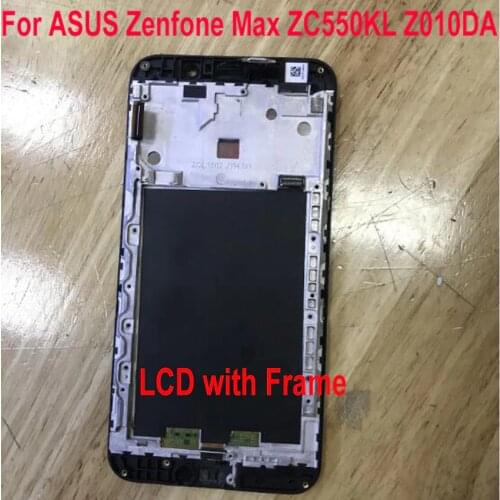 Best Quality Tested Well Frame + LCD Display Touch Screen Digitizer Assembly For ASUS Zenfone Max ZC550KL Z010DA Sensor Parts