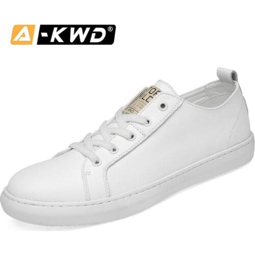 Fashion Black White Men Designer Sneakers for Men Chaussure Montante Homme Genuine Split Leather Mens Shoes Autumn Light Flats