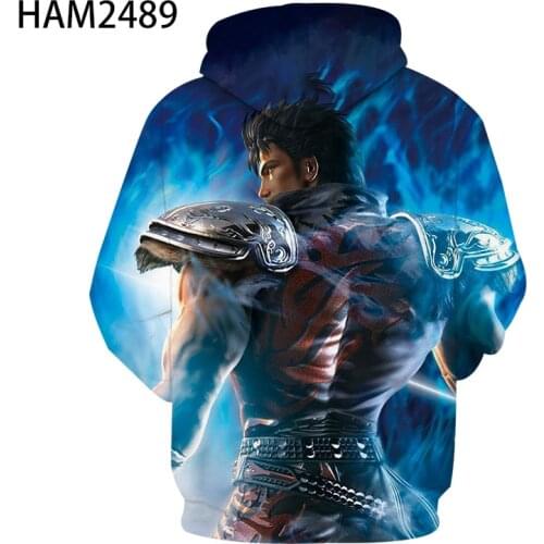 First of the north star summer new mens and womens childrens Hoodie street style cartoon 3D cool Harajuku Sweatshirt