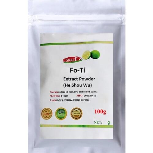 Pure Fo-ti Powder Extract powder, Polygonum multiflorum Thunbfor Promoting hair growth&Nourish hair