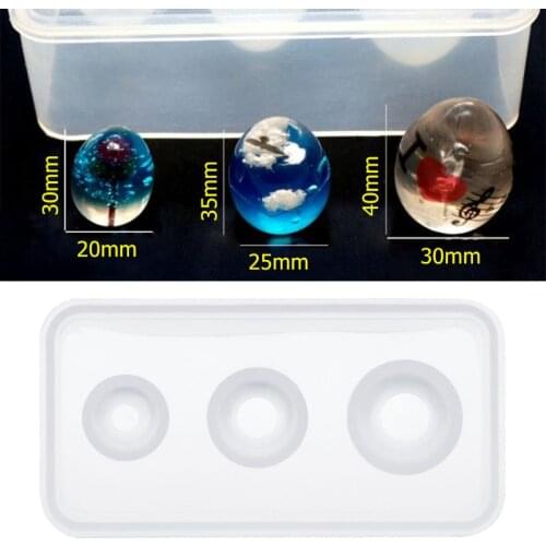 Silicone Mold Egg Molds Epoxy Resin Crafts DIY Jewelry Making Cake Decoration Home Ornaments Handmade Chocolate Fondant Tools